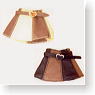 Parasol Mini Skirt (Cream x Brown) (Fashion Doll)