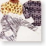 Fringe Sleeve Shirt (Zebra) (Fashion Doll)