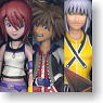 Kingdom Hearts Soft Figure DX 3 Pack Set /Limited Edition (Completed)