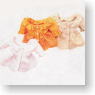 Cotton Lace Blouse (Orange) (Fashion Doll)