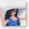 Beach Hat (White) (Fashion Doll)