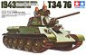 ソビエト T34/76戦車 1943年型 (プラモデル)
