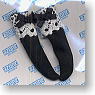Lolita Socks D (Black x Black) (Fashion Doll)