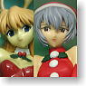 High grade Christmas Figure Rei and Asuka 2 pieces (Arcade Prize)