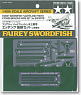 Etched parts for Fairy Swordfish (Plastic model)