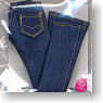 Denim Jeans (Flare) (Fashion Doll)