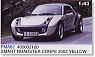 SMART ROADSTER COUPE 2002 YELLOW (ミニカー)