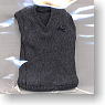 School Knit Vest (Gray) (Fashion Doll)