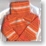 Border High neck shirt (Orange) (Fashion Doll)