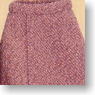 Tweed skirt (Tea Brown) (Fashion Doll)