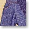 Cropped pants (Navy) (Fashion Doll)