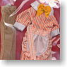Family Restaurant Uniform (Orange Stripe Type) (Fashion Doll)