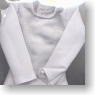 Round Neck T-shirt (White) (Fashion Doll)