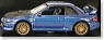 スバル インプレッサ 22B STI (ブルー/カーボンボンネット) (ミニカー)