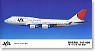Boeing 747-400 Japan Airlines (New Mark) (Plastic model)