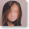 Doll Head Hair transplantation Type 04-H9(Shining Brown / Black Mesh) (Fashion Doll)