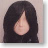 Doll Head Hair transplantation Type 02-H6(Black) (Fashion Doll)