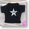 Star Print T-shirt (Black) (Doll)