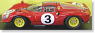 フェラーリ ディーノ 206/S ベルリネッタ 「ブリジハンプストン」 P.ロドリゲス No.3 (ミニカー)