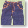 For 23cm Straight jeans (Navy) (Fashion Doll)