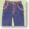 For 23cm Boots cut Jeans (Navy) (Fashion Doll)