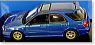 スバル インプレッサ スポーツワゴン Sti 2001 (ブルー) (ミニカー)