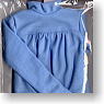 60cm High neck Cut sew (Blue) (Fashion Doll)