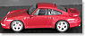 PORSCHE 911 TURBO 1995 レッドメタリック (ミニカー)