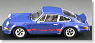 PORSCHE 911 CARRERA RSR 2.8 1973 ブルー (ミニカー)