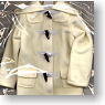 For 60cm Duffle Coat (White) (Fashion Doll)