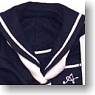 For 60cm Sailor Uniform Set (Dark-blue Dark-blue) (Fashion Doll)