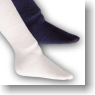 For 60cm School High Socks (White) (Fashion Doll)