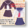For 23cm Sailor Uniform Set (Navy) (Fashion Doll)