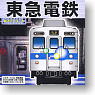 B Train Shorty Tokyu Corporation (5) Tokyu Series 8500 Blue Stripe (2-Car Set) (Model Train)