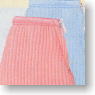 Chiffon Pleats Skirt (Blue) (Fashion Doll)