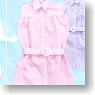 For 60cm Stripe One Piece Dress (Pink) (Fashion Doll)
