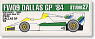 Williams FW09 DallasGP`84 (Metal/Resin kit)