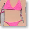 Swimsuit - Triangle Bikini & String Panties (Pink) (Fashion Doll)