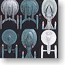 1/7000 Star Trek Series 2 12-pieces (Completed)
