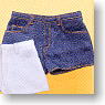 For 60cm Short Pants (Indigo blue) (Fashion Doll)