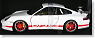 ポルシェ911 GT3 RS 2004 (ホワイト/レッドストライプ) (ミニカー)