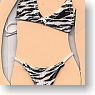 Bikini Swimsuit (Zebra) (Fashion Doll)