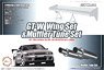 GT-W Wing Set and Muffler Tune Set (Model Car)