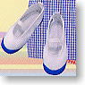 For 60cm School Shoes (Blue) (Fashion Doll)
