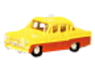 Crown Taxi (Yello/Red) (Model Train)