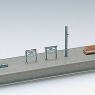 島式ホーム (ローカル型) 屋根なし延長部 (鉄道模型)
