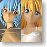 Evangelion EX Summer Beach Figure Experience of 1 Summer Rei and Asuka 2 pieces (Arcade Prize)