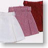 Dual  Button Miniskirt (Wine Red) (Fashion Doll)