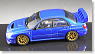 Subaru Impreza WRC Plain Body Version Blue 2003 (Diecast Car)
