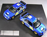 スバルインプレッサ WRC 2004 ニュージーランド (P.ソルベルグ・M.ヒルボネン)2台セット ※キーホルダー付 (ミニカー)